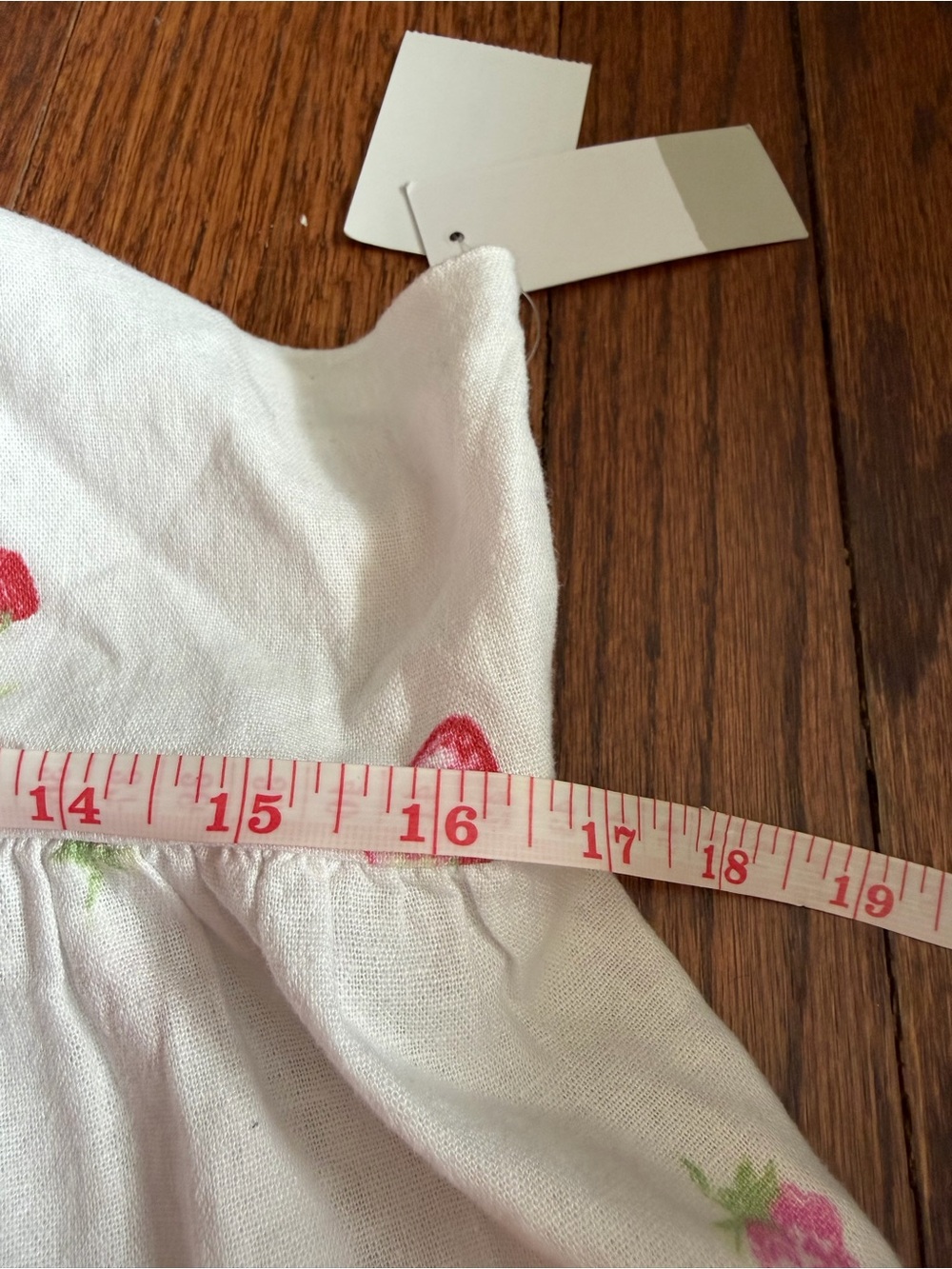 BP White Brilliant Tossed Berries Dress, NWT - Picture 14 of 16